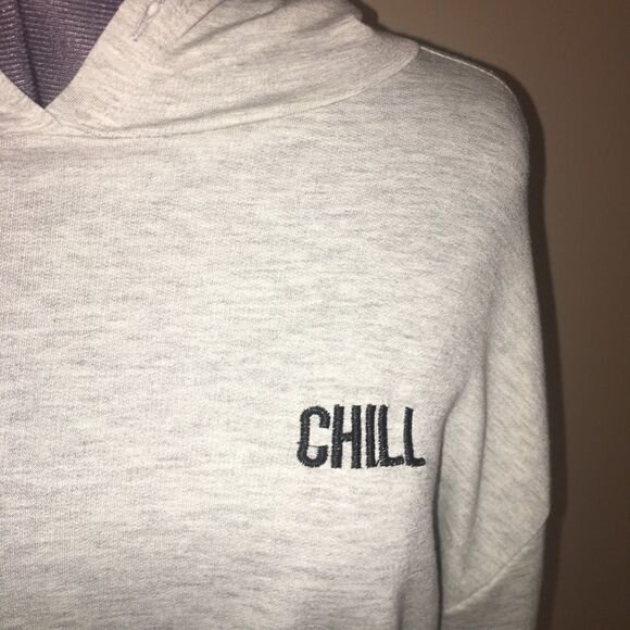 Social Butterflies Cropped Chill Hoodie Size large - Picture 2 of 6